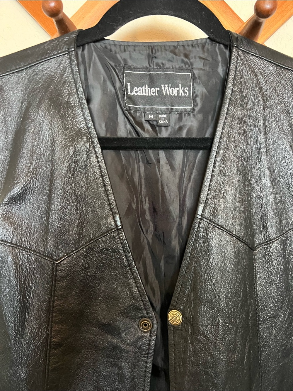 Leather Works Black Leather Jacket